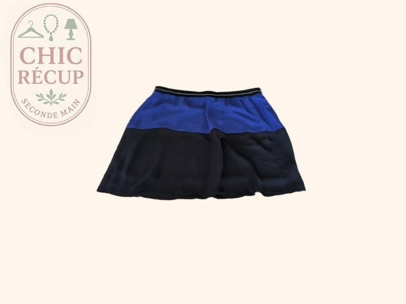 Jupe Camaïeu - Fr 44 - Bleu - Bicolore