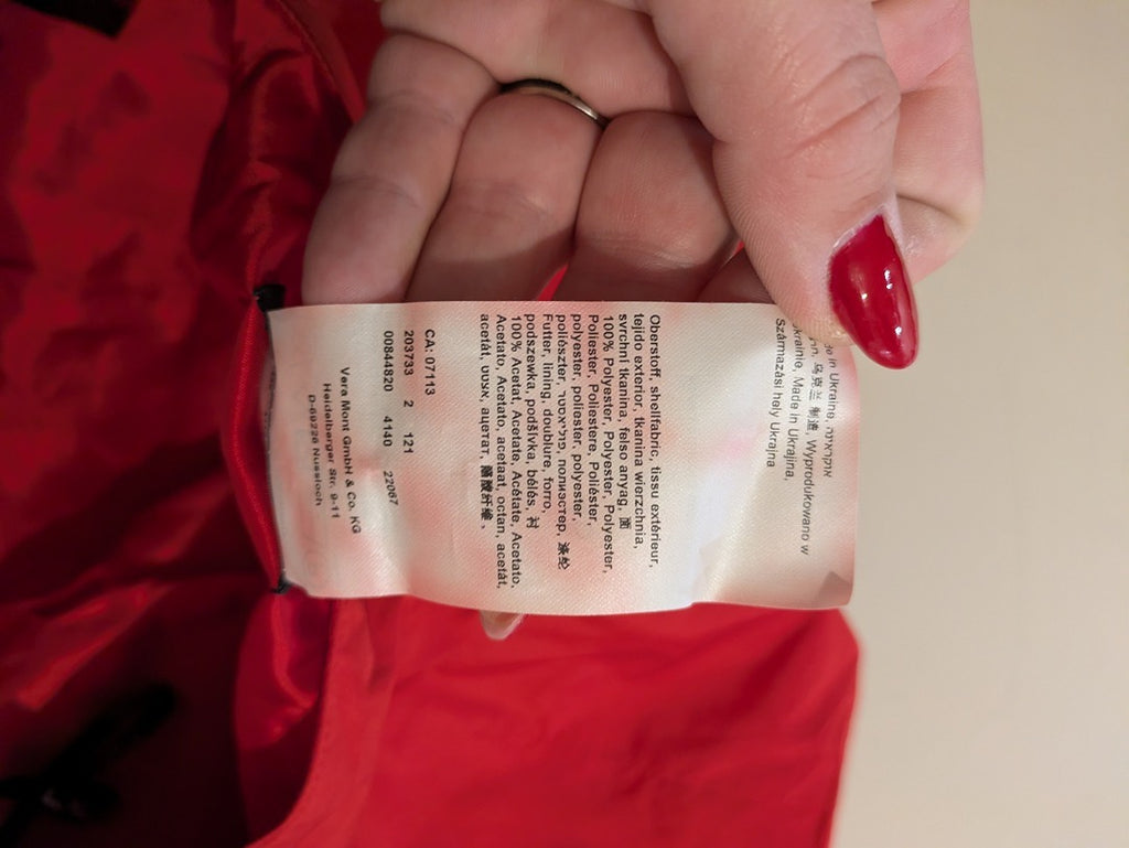 Robe Vera Mont - 46 - Rouge - Labag-90