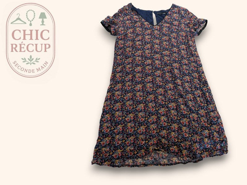 Robe Casual Etam - M - Marine - Qubur-111