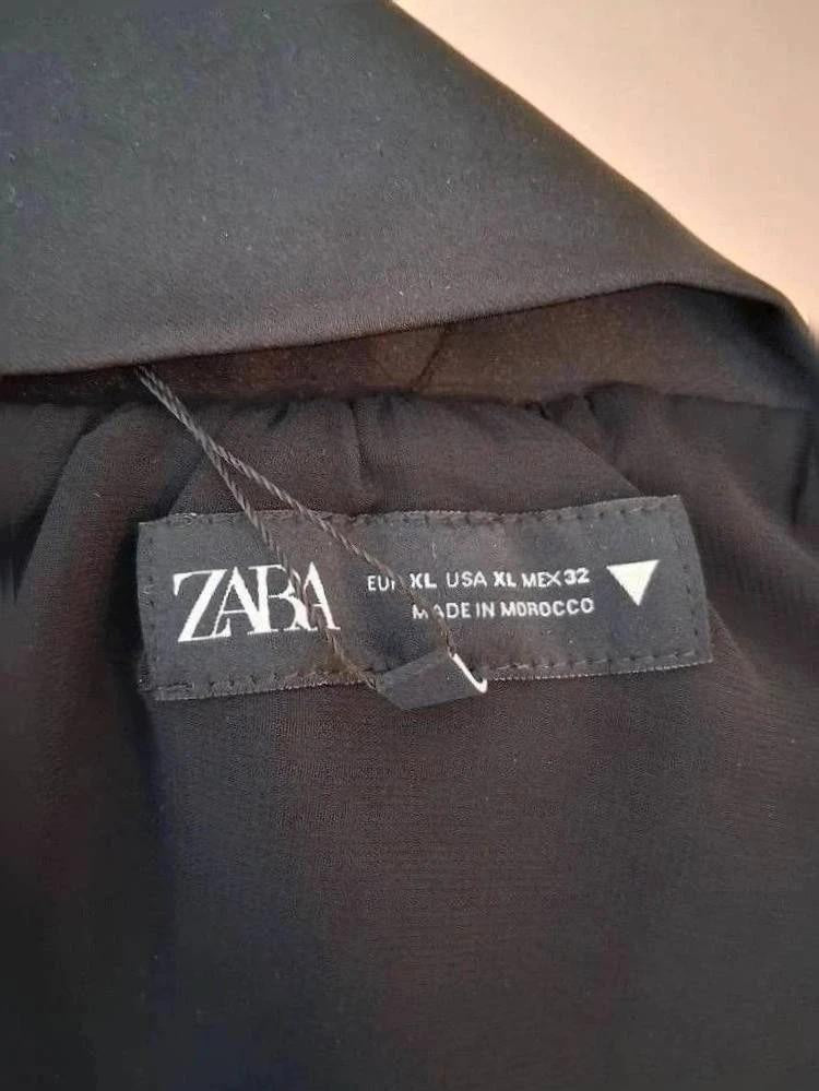 Tops Peplum Zara - Xl - Noir - Lerom-32
