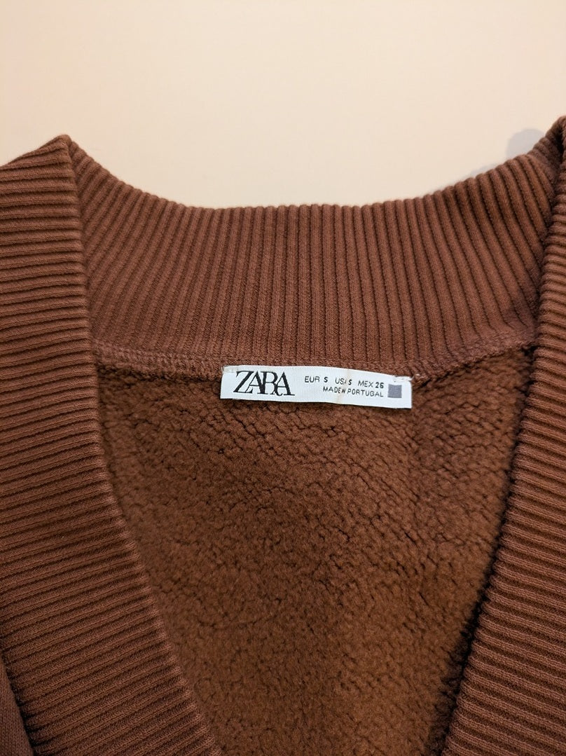 Blouses Manches Courte Zara - S - Marron - Shbad-33