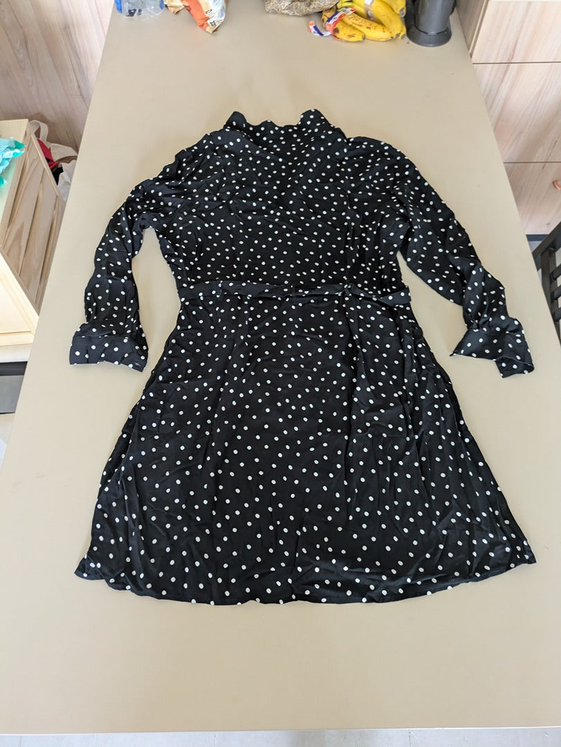 Robe Even&odd - M - Noir - Pois