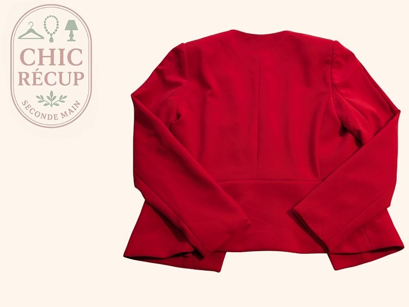 Blazer Mango - M - Rouge - Olhat-83