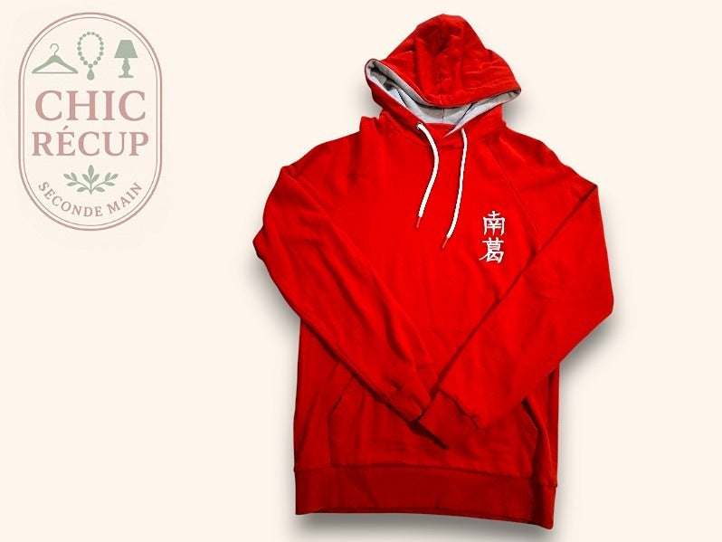 pull et pull a capuche Celio rouge taille M