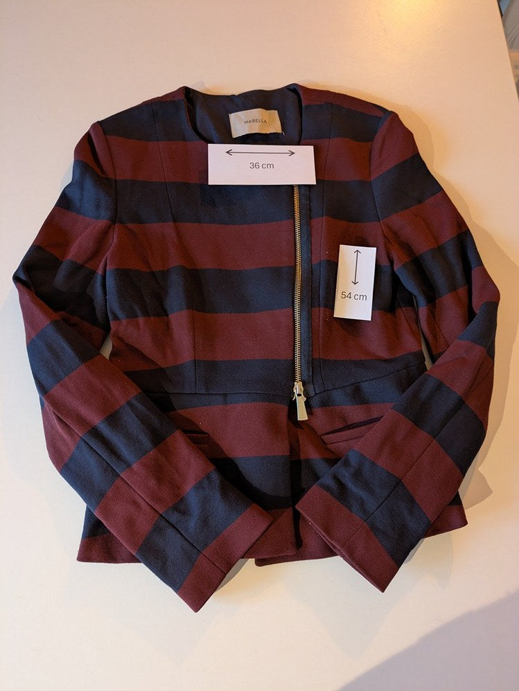 Blazer Marella - M - Bordeaux/marine - Sifag-17