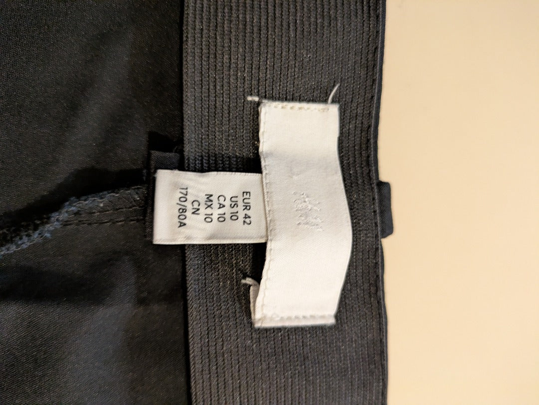 Pantalon Ajusté H&m - 42 - Noir - Evvio-54