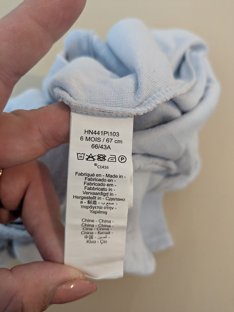 Lot De Vêtements Sucre D'orge - 1-3 Mois - Bleu Clair - Erbul-7