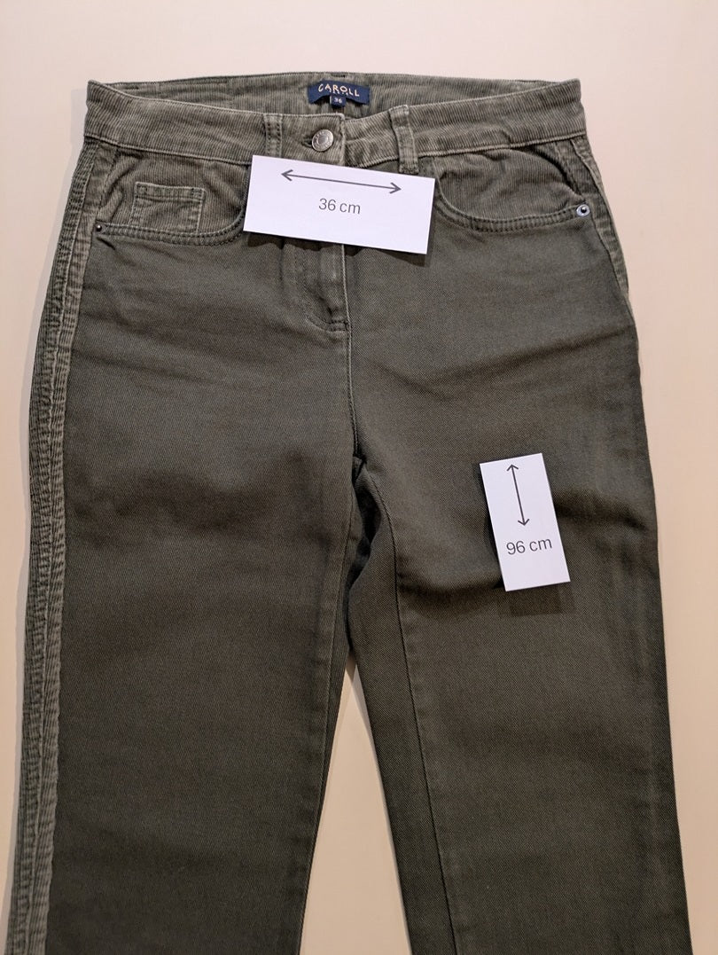 Jeans Droit Caroll - S - Gris - Codia-21