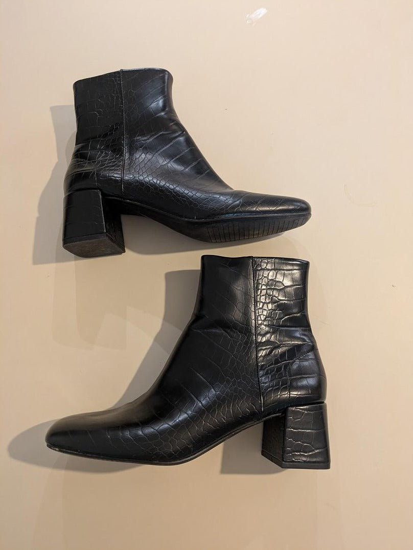 Bottines Pull & Bear - 38 - Noir - Mache-56