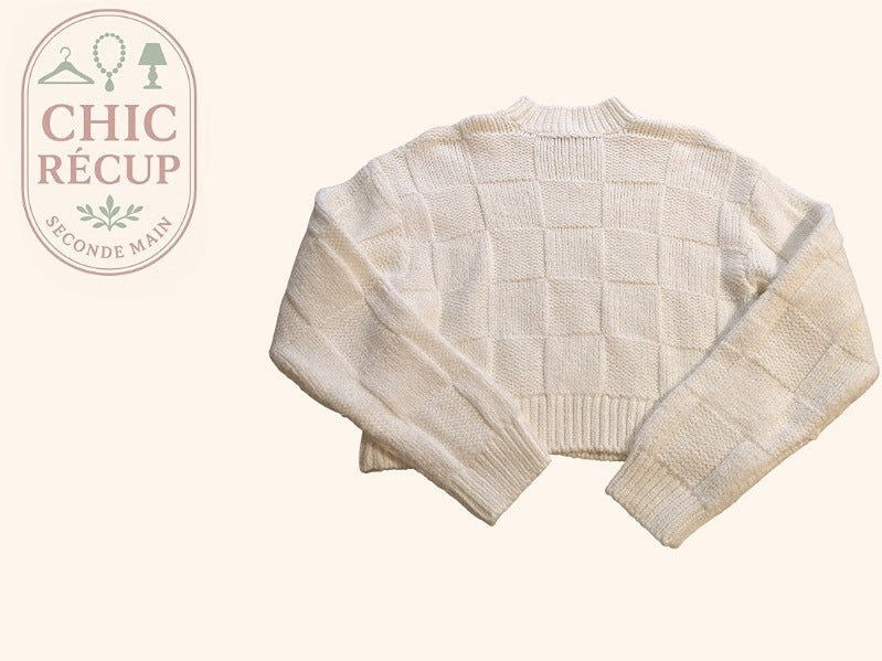 Autres Pull-over & Sweat-shirts Bershka - S - Blanc - Shbad-