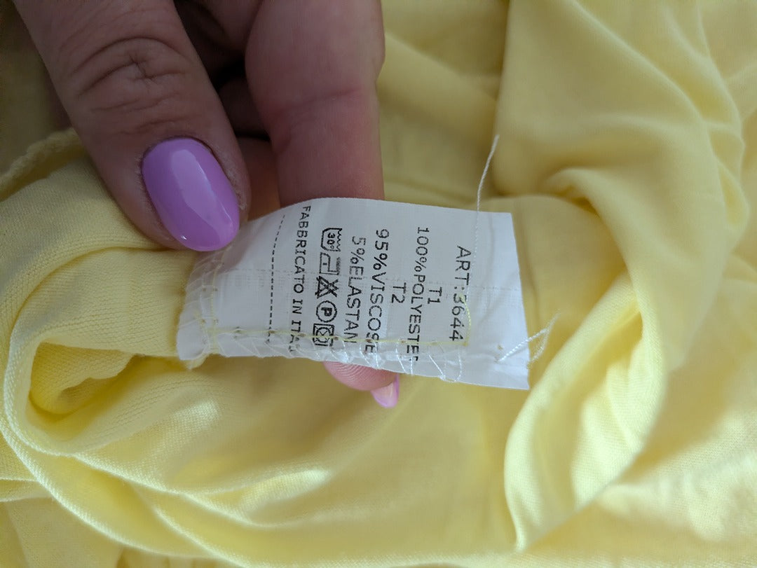 Robe Midi Sans Marque - M - Jaune - Myfed-204