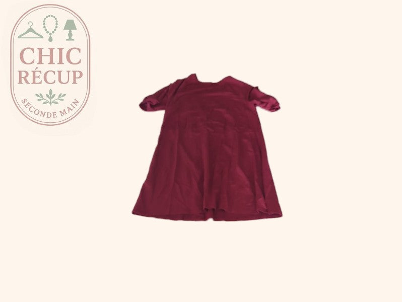 Robe Kiabi - Xl - Bordeaux - Boutonnée