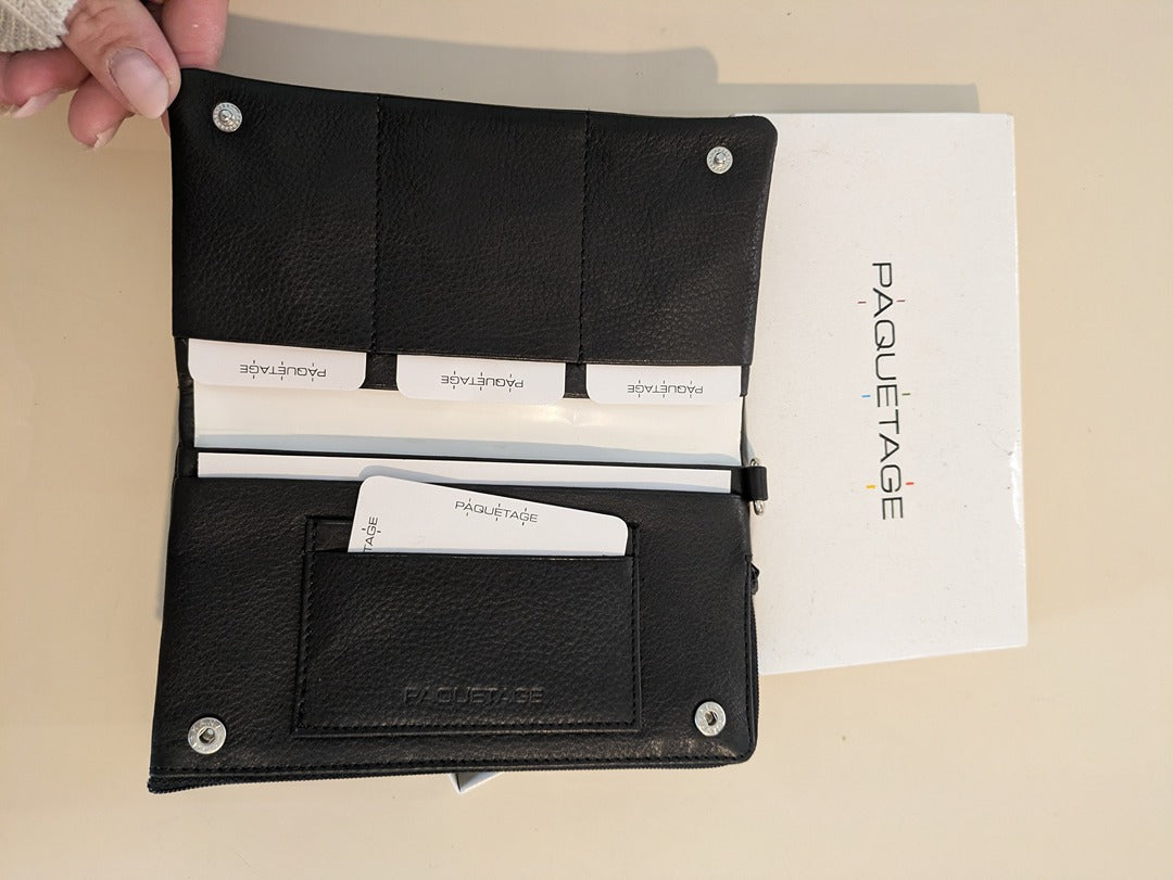 Portefeuille Paquetage - Taille unique - Noir - Cuir