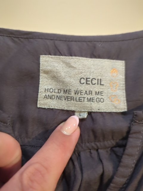 Blouse - Cecil - L - Marron - Qubur-130
