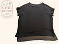 Blouse Zara Basic - L - Noir - Paval-49