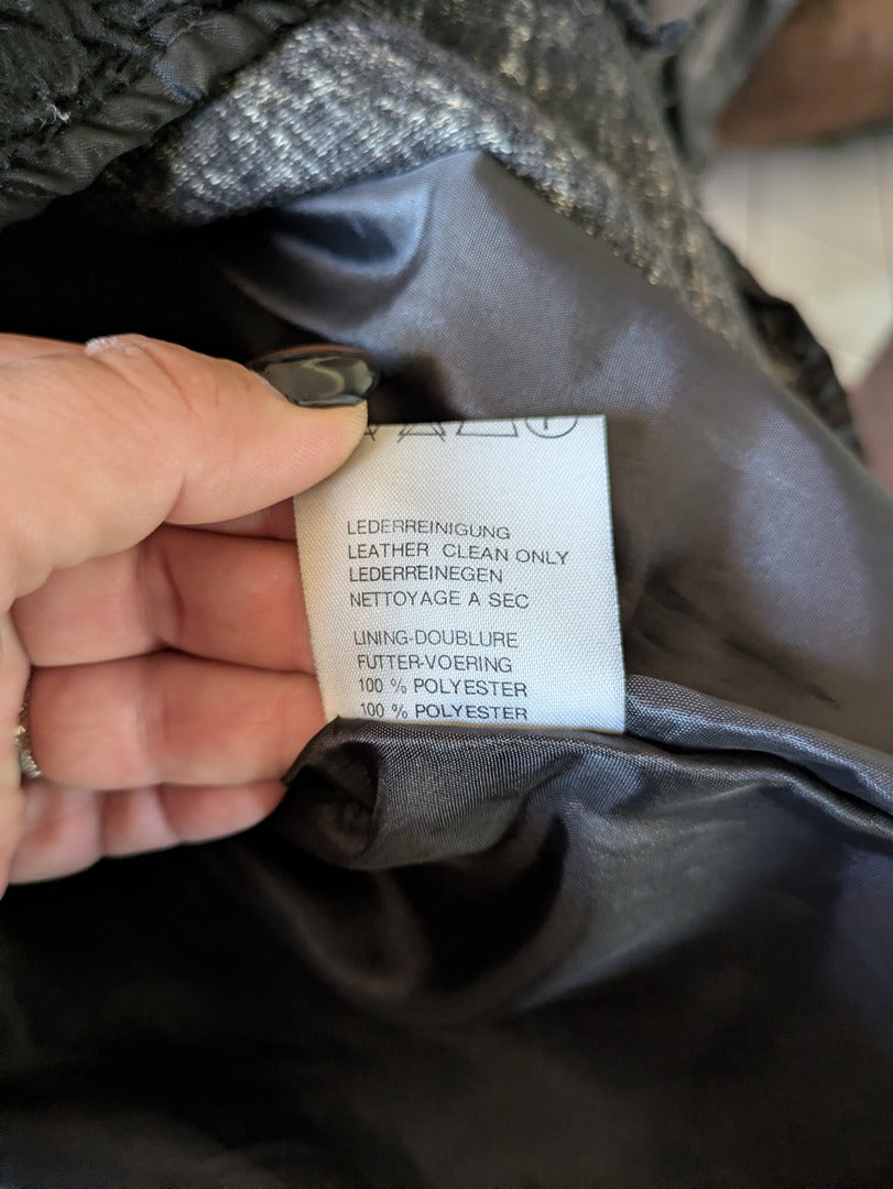 Blouson Vintage - 56 - Noir - Bombardier cuir agneau