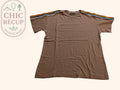 T-shirt Bershka - Xs - Beige - Shbad-94