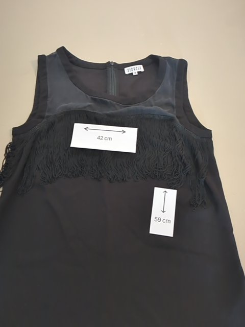 Débardeur - Claudie Pierlot - Fr 36 - Noir - Macar-08