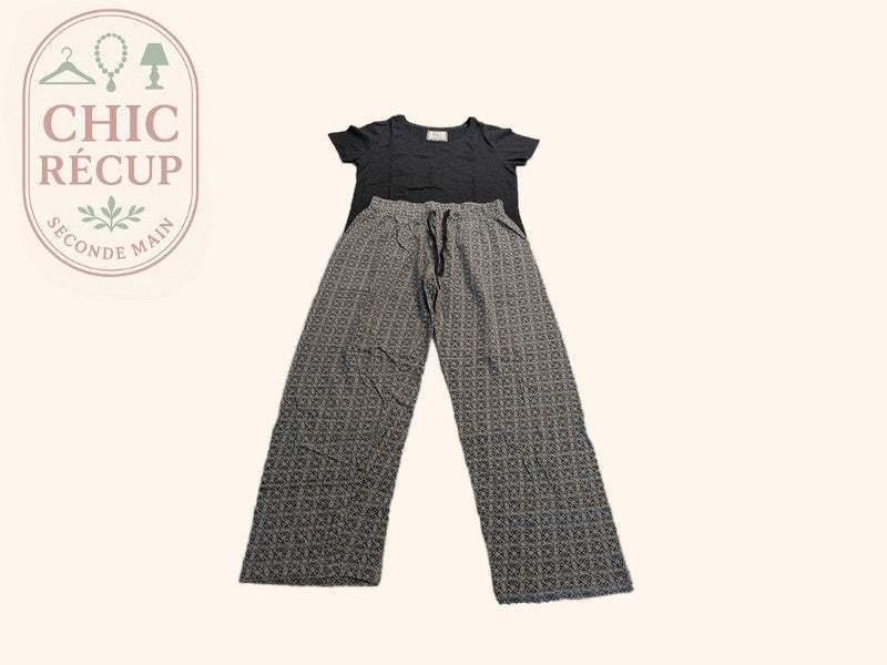 Ensemble Love To Lounge - M - Gris - Evvio-48
