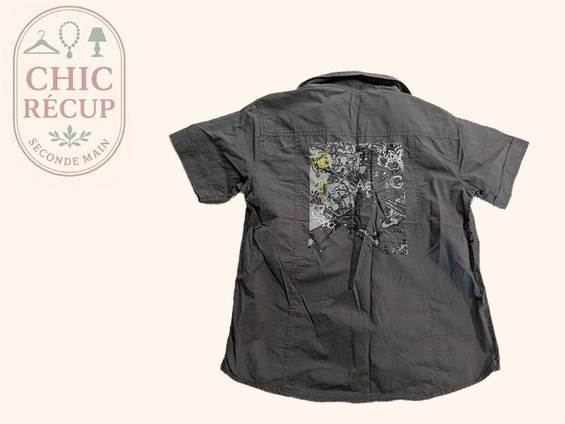 Chemise Manches Courtes Orchestra - 10 Ans - Gris - Mache-51