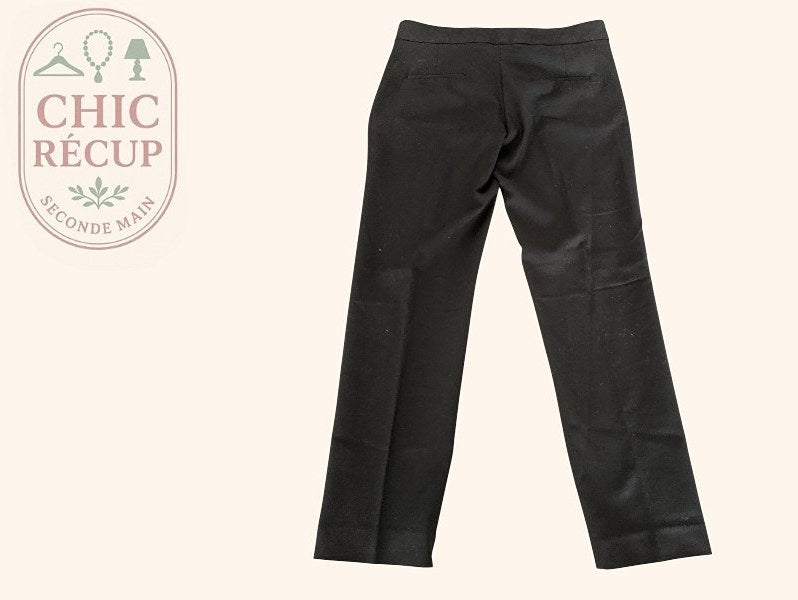 Pantalon Droit Mango - M - Noir - Olhat-70