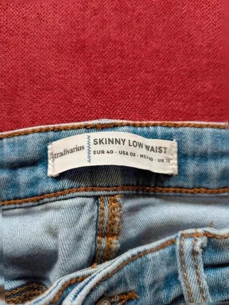 Jeans Skinny Stradivarius - L - Bleu Clair - Luvio-07