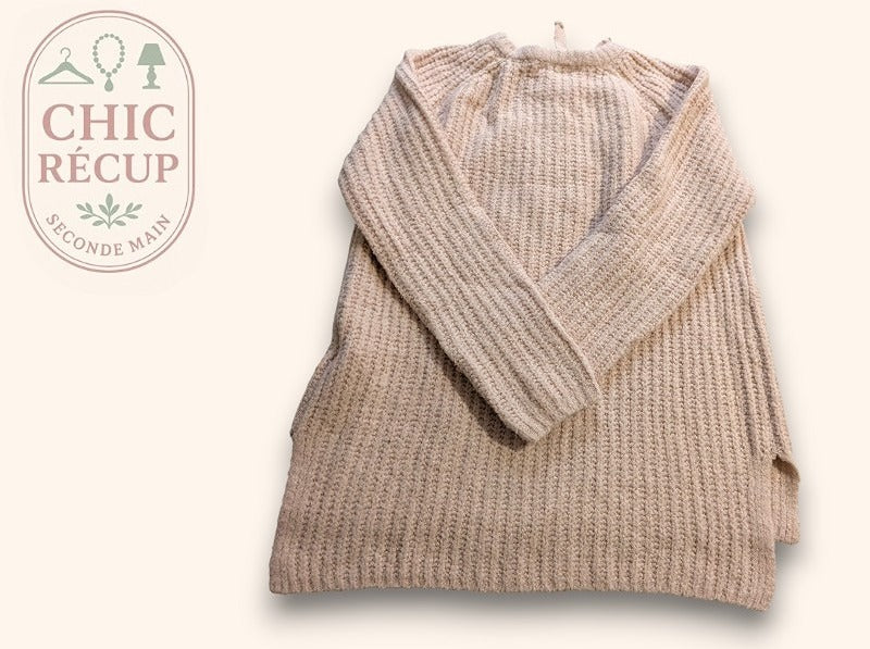 Pull D'hiver Jennyfer - M - Crème Rose - Chpav-22