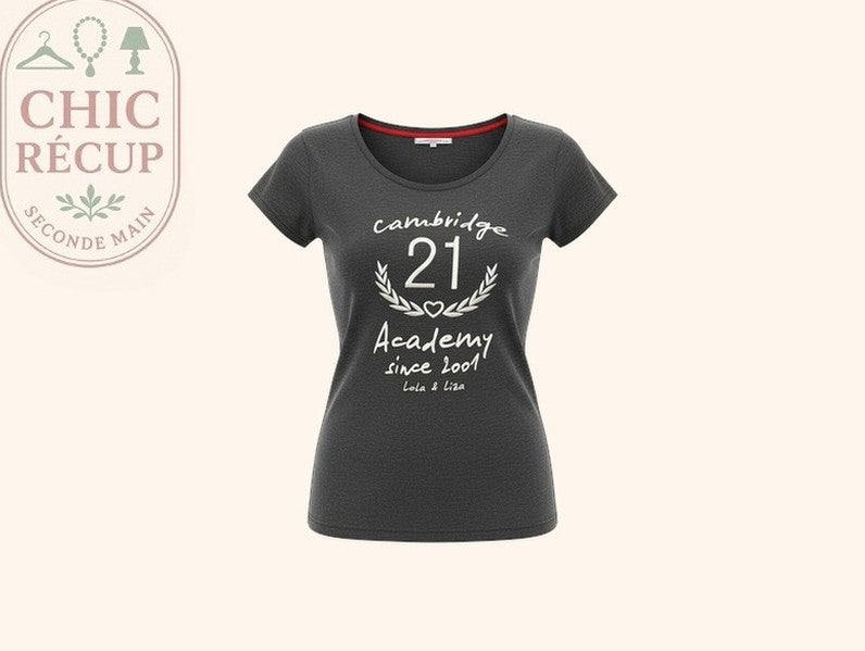 T-shirt Lolaliza - Xs - Gris - Qubur-87