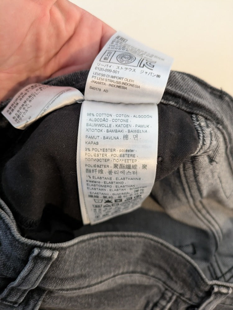 Jeans Coupe Droite Levi's - M - Noir - Ramec-10