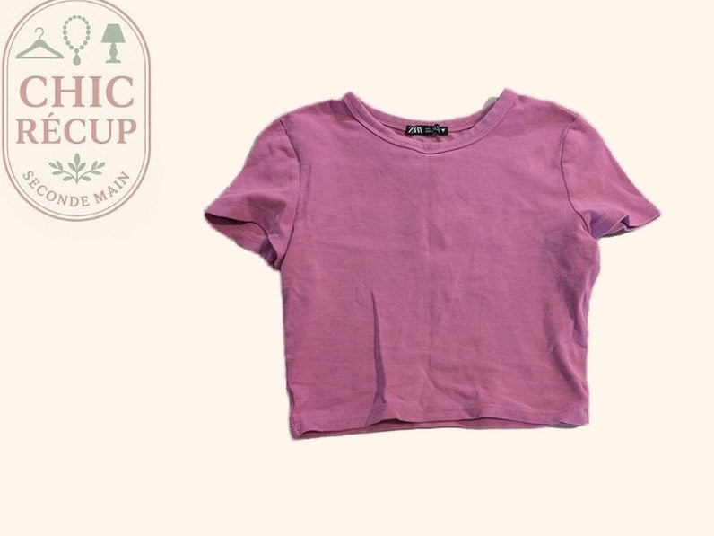 T-shirt Zara - S - Rose - Mache-47
