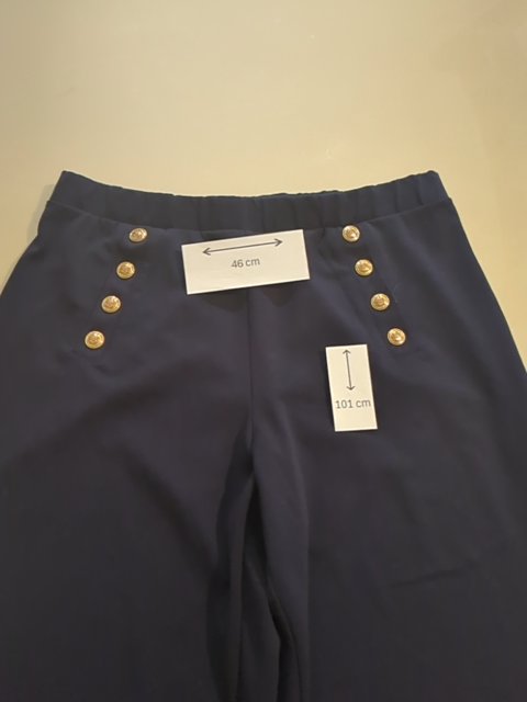 Pantalon large H&m - H&m - Xl - Navy