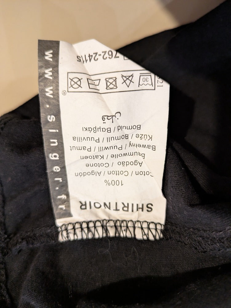 T-shirts Uni Singer - S - Noir - Magil-4