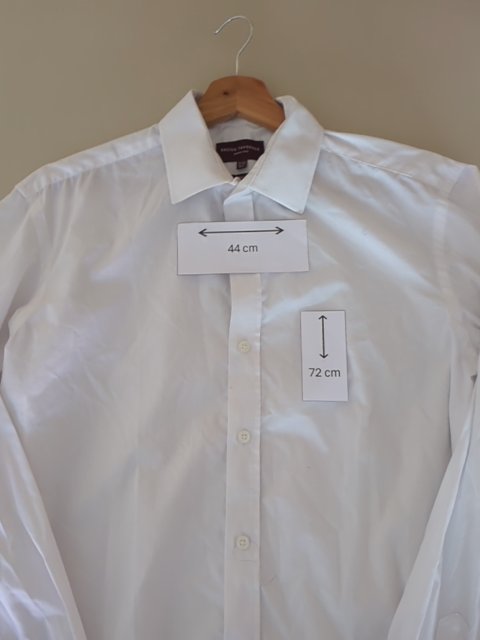 Chemise Brook Taverner - M - Blanc - Slim Fit