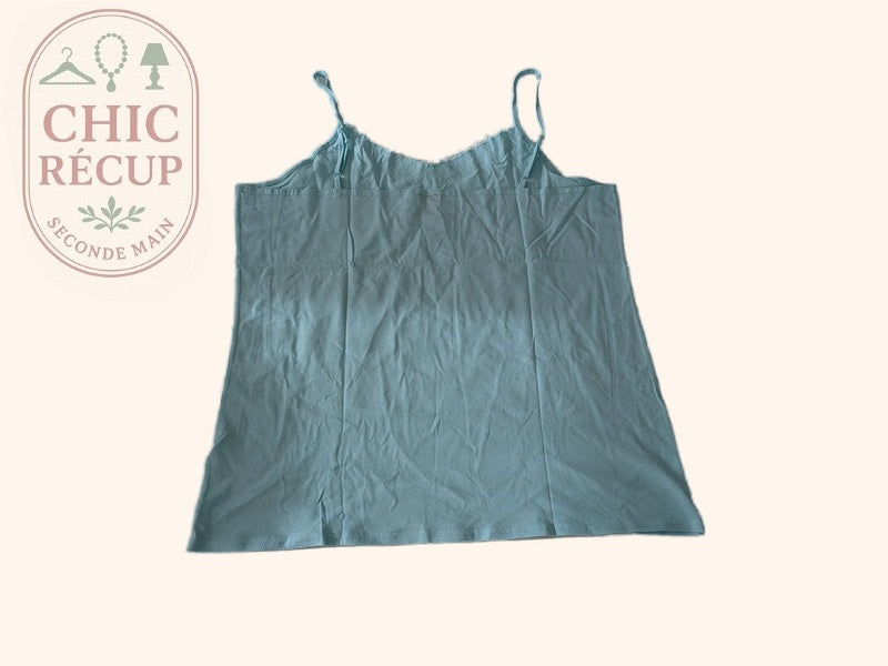 Caraco Françoise Saget - 50 - Bleu - 100% Coton