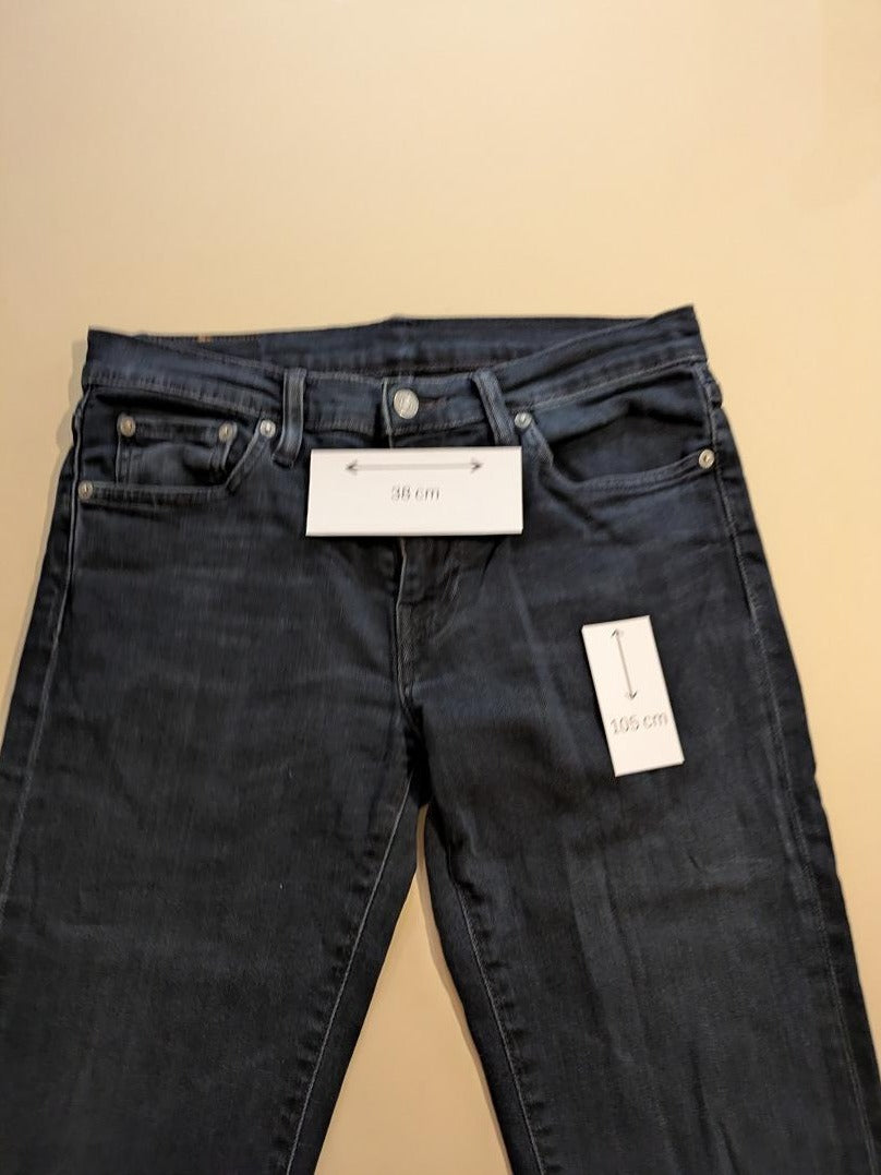 Jeans Coupe Droite Levi's - M - Marine - Grdec-19