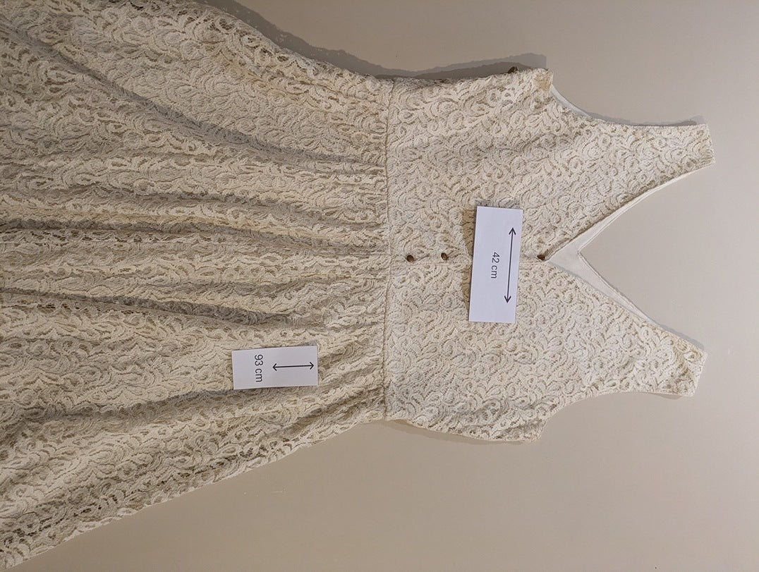 Robe D'ete Vero Moda - M - Crème - Codia-05