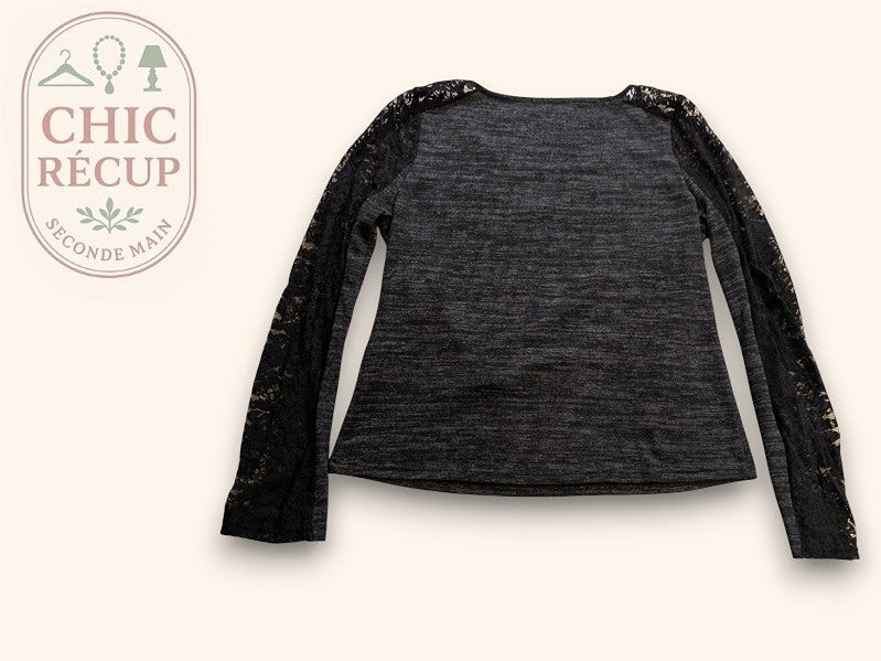 Blouse Mim - L - Noir - Chpav-93