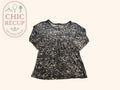 Blouse ¾ - Street One - M - Noir - Qubur-150