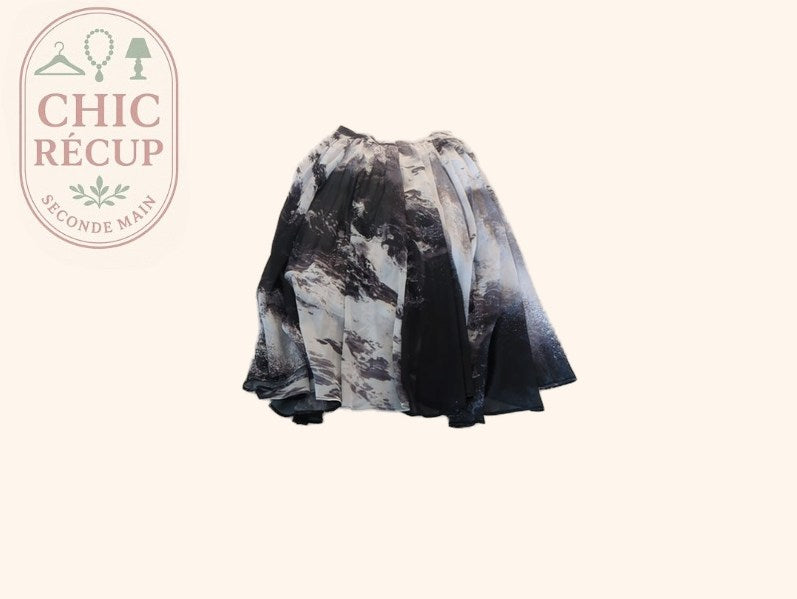 Jupe Midi - S.deer - S - Noir - Sthas-25