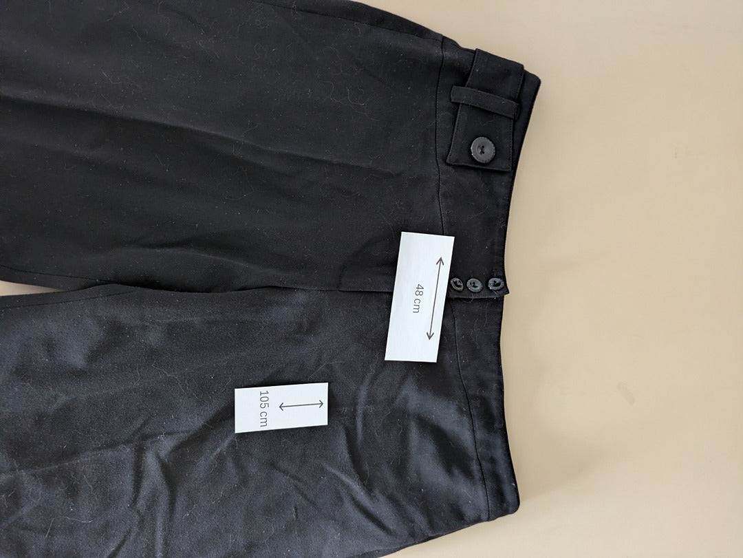Pantalon large Patrice Breal - 46 - Noir - Fluide