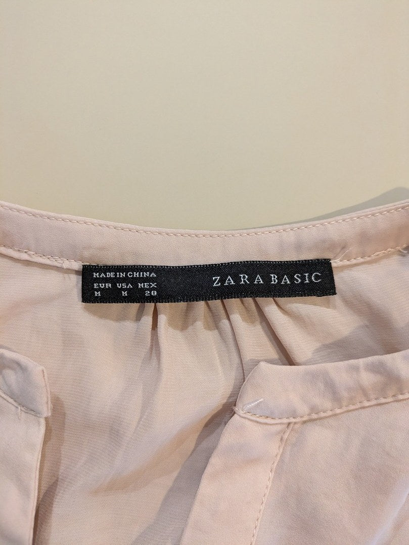 Blouse Zara Basic - M - Crème - Anbou-12