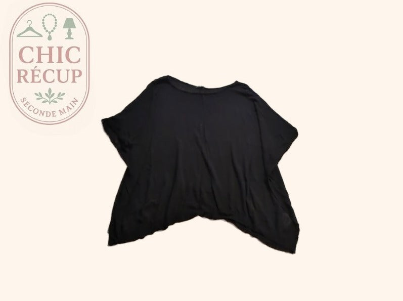 T-shirt - Sisley - Taille Unique - Noir - Sthas-30