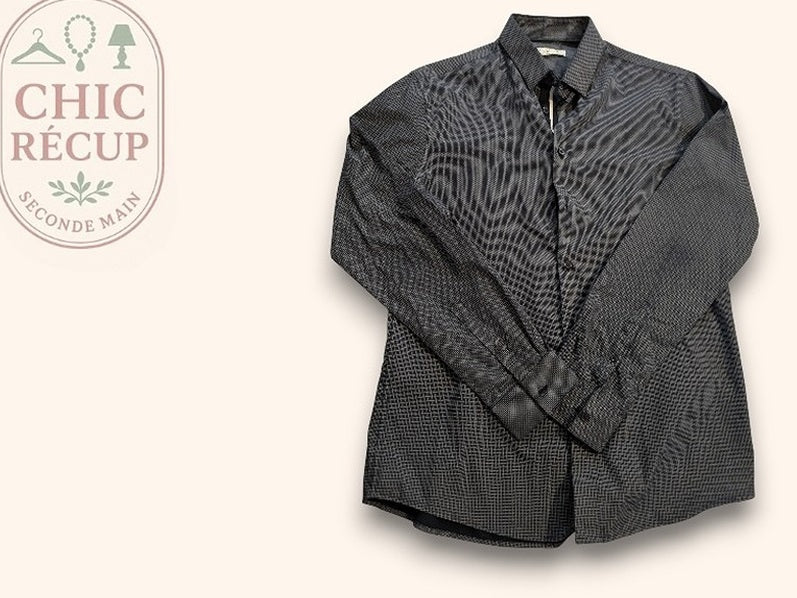 Chemise Unies Celio Club - S - Marine - Ayzan-100
