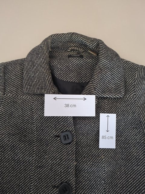 Manteau Long - La Redoute - Fr 38 - Gris - Iscou-05