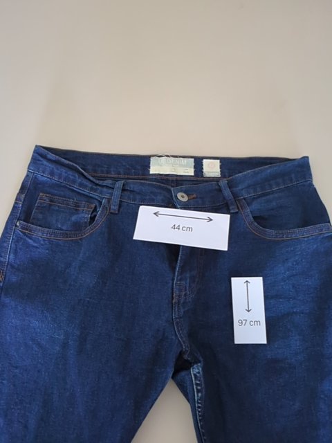 Jean droit Us Denim - 42 - bleu - stretch