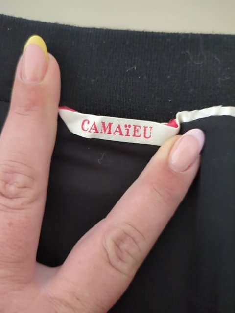 Jupe Camaïeu - Fr 44 - Bleu - Bicolore