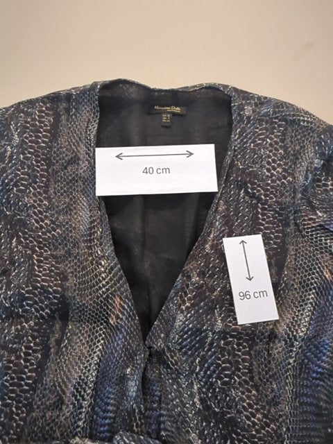 Robe Longue - Massimo Dutti - 34 - Gris - Sthas-12