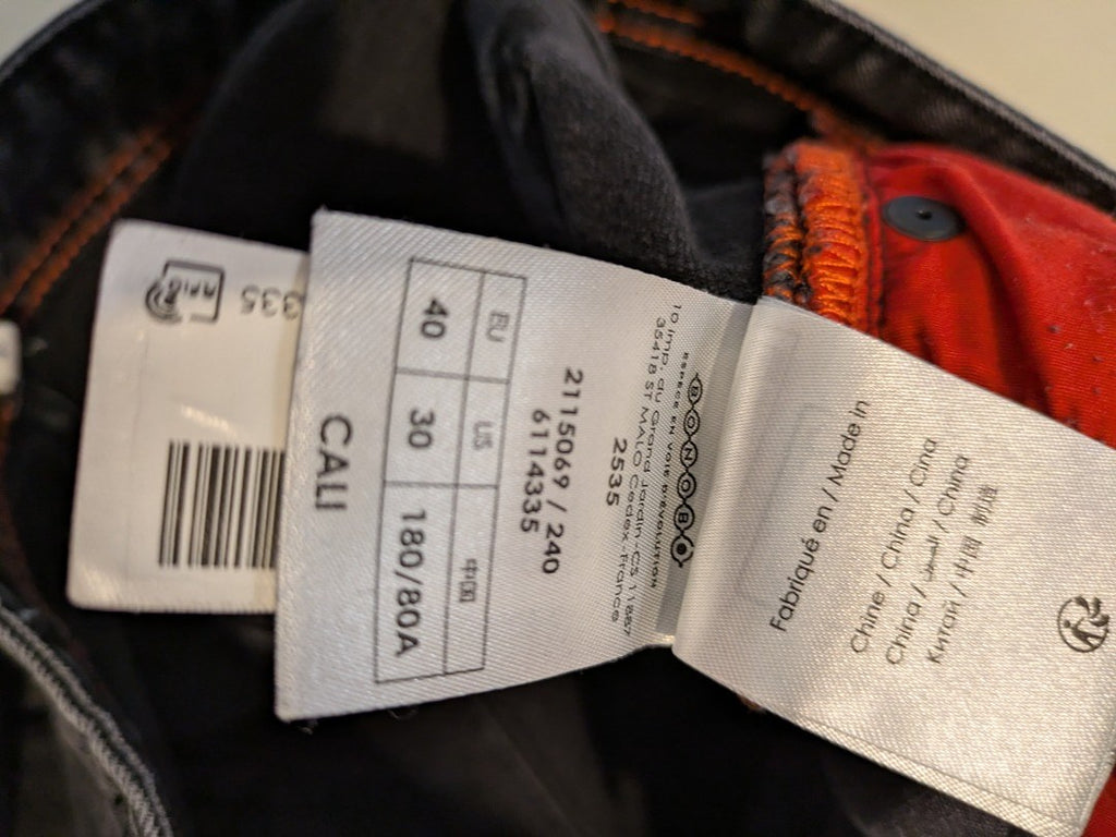 Jeans Coupe Droite Bonobo - M - Gris - Elrio-32