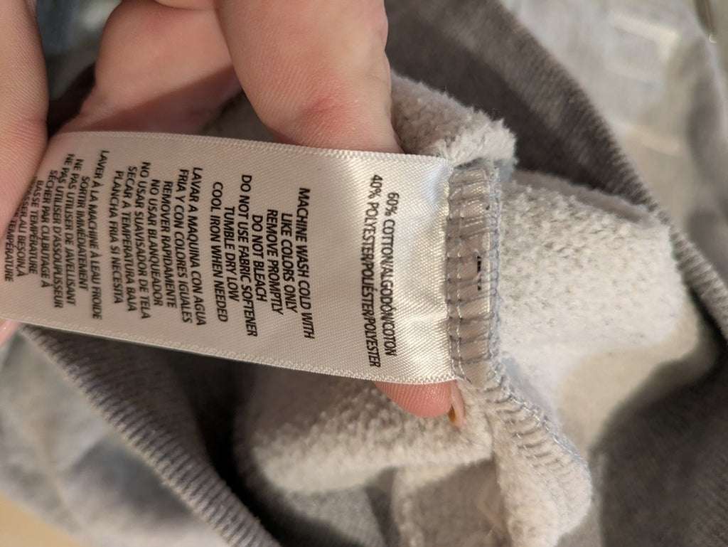 Sweat à capuche cropped Calvin Klein - M - Gris - Performance