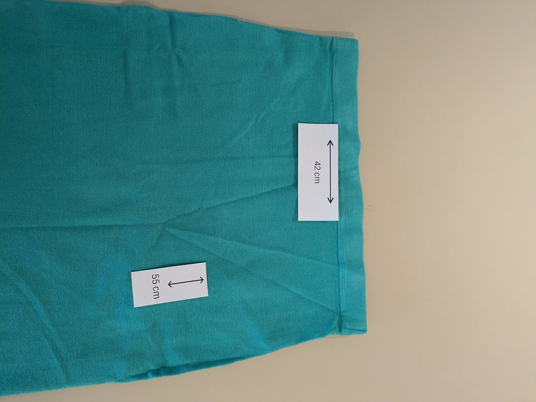 Jupe Midi Etincelle - T5 - Turquoise - Labag-262